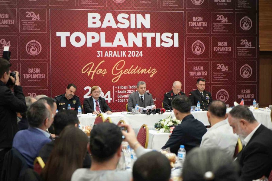 Antalya’nın 2024 Yılı Asayiş Karnesi Açıklandı