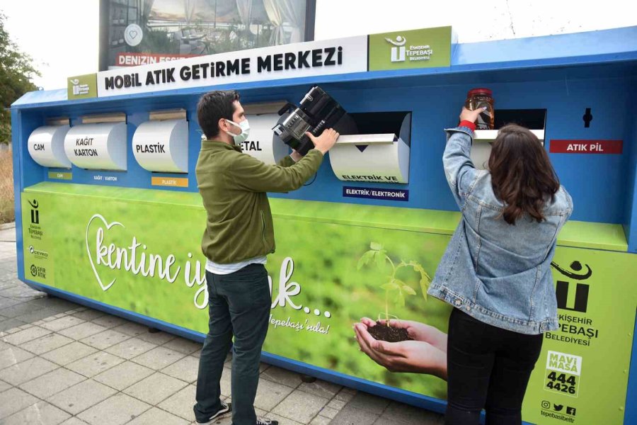 Tepebaşı’nda 6 Milyon 633 Bin 494 Kilogram Atık Toplanarak Geri Dönüştürüldü