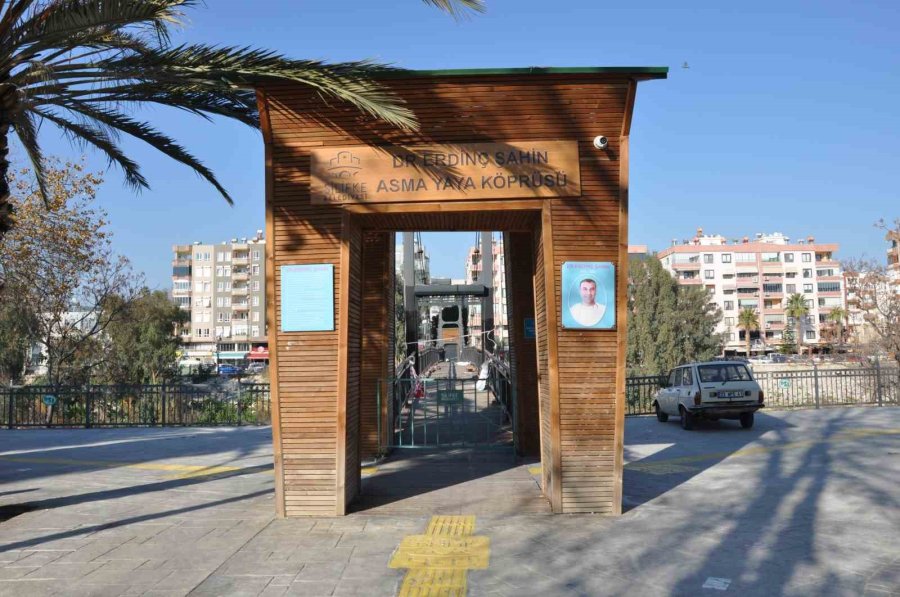 Silifke’de Dr. Erdinç Şahin Asma Köprüsü Bakıma Alındı