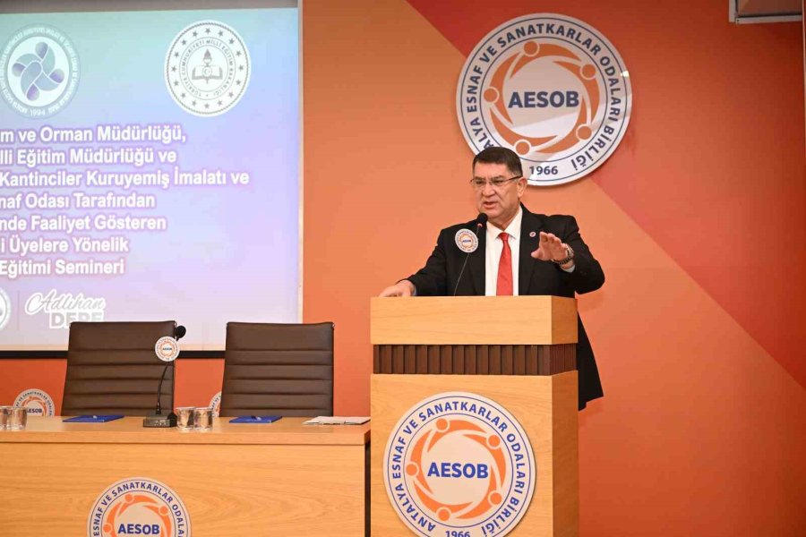 Antalya’da Kantinci Esnafına "hijyen Eğitimi" Toplantısı