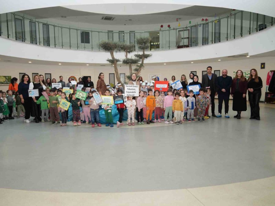 Alanya’da Kreş Öğrencilerine Yönelik Enerji Tasarrufu Etkinliği Düzenlendi