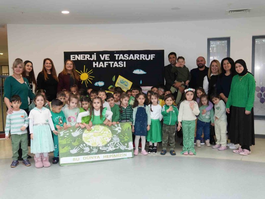 Alanya’da Kreş Öğrencilerine Yönelik Enerji Tasarrufu Etkinliği Düzenlendi