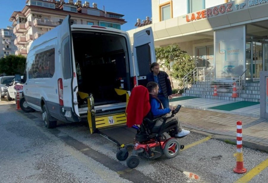 Antalya Büyükşehir Belediyesi’nden Alanya’da Engellilere Özel Hizmet
