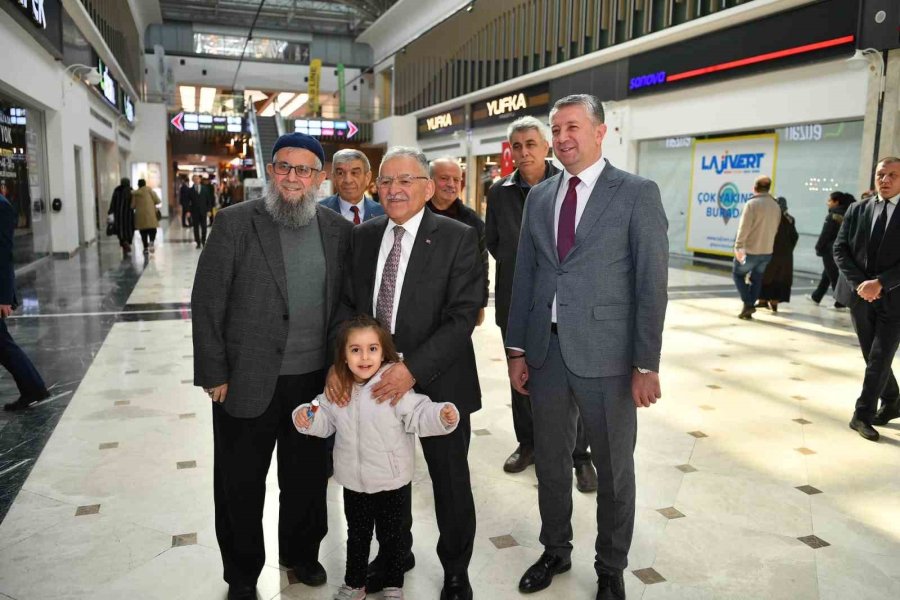 Başkan Büyükkılıç’tan Kumsmall Alışveriş Merkezi’ne Ziyaret