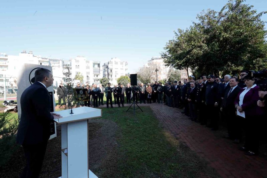 Ali Gaffar Okkan Antalya’da İsminin Verildiği Parkta Anıldı