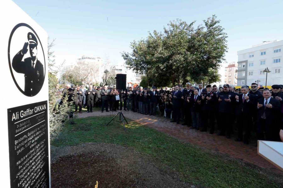 Ali Gaffar Okkan Antalya’da İsminin Verildiği Parkta Anıldı