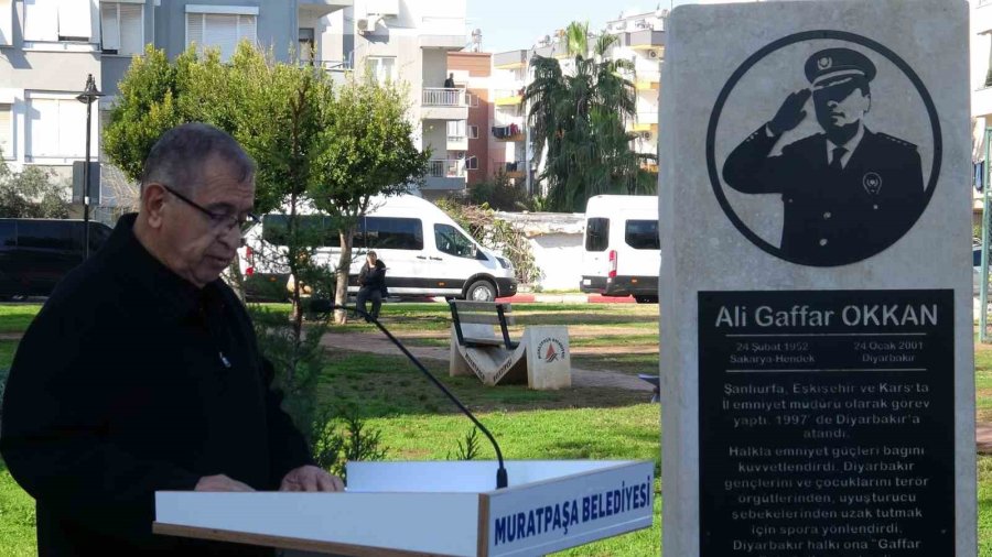 Ali Gaffar Okkan Antalya’da İsminin Verildiği Parkta Anıldı