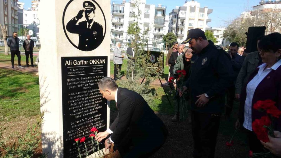 Ali Gaffar Okkan Antalya’da İsminin Verildiği Parkta Anıldı