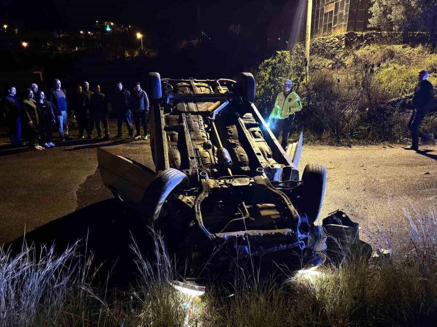 Yayaya Çarpan Otomobil Takla Attı: Yaya Ağır Yaralandı, Sürücü Firar Etti