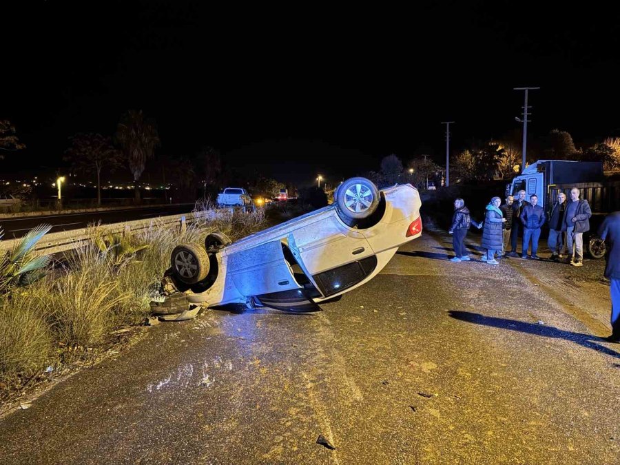 Yayaya Çarpan Otomobil Takla Attı: Yaya Ağır Yaralandı, Sürücü Firar Etti