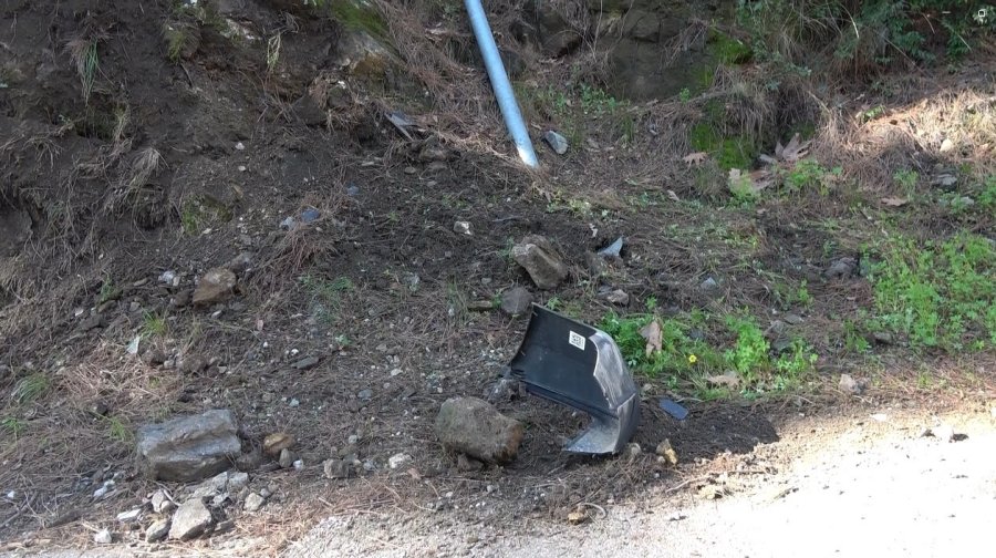 Alanya’da Direksiyon Hakimiyetini Kaybeden Otomobil Takla Attı : 1 Yaralı