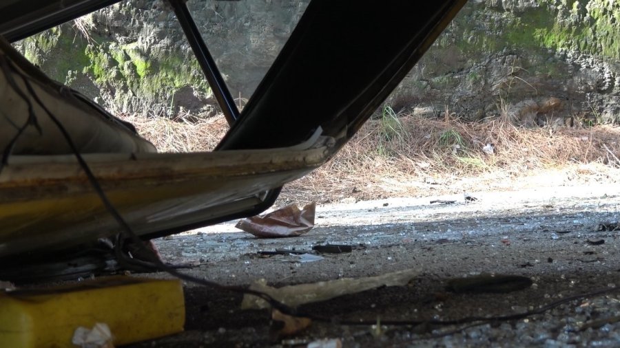 Alanya’da Direksiyon Hakimiyetini Kaybeden Otomobil Takla Attı : 1 Yaralı