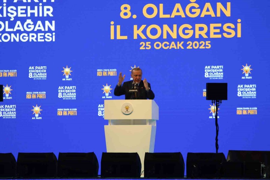 Cumhurbaşkanı Erdoğan: "eskişehir’i Fetret Devrinden Kurtaracağız"