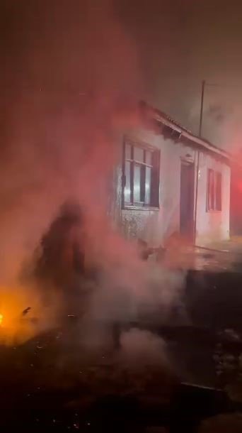 Antalya’da Gecekonduda Korkutan Yangın