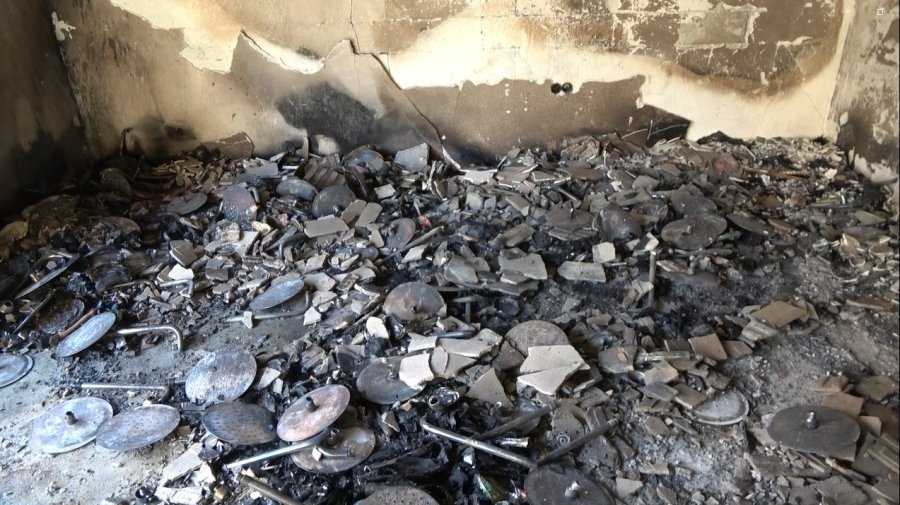 Antalya’daki 4 İşçinin Mahsur Kalıp Kurtarıldığı 12 Katlı İnşaat Yangının Boyutu Ortaya Çıktı