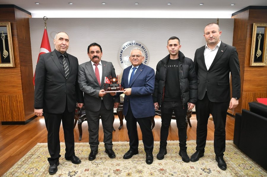 Büyükkılıç’a, Bünyan Belediye Başkanı Metin’den Ziyaret