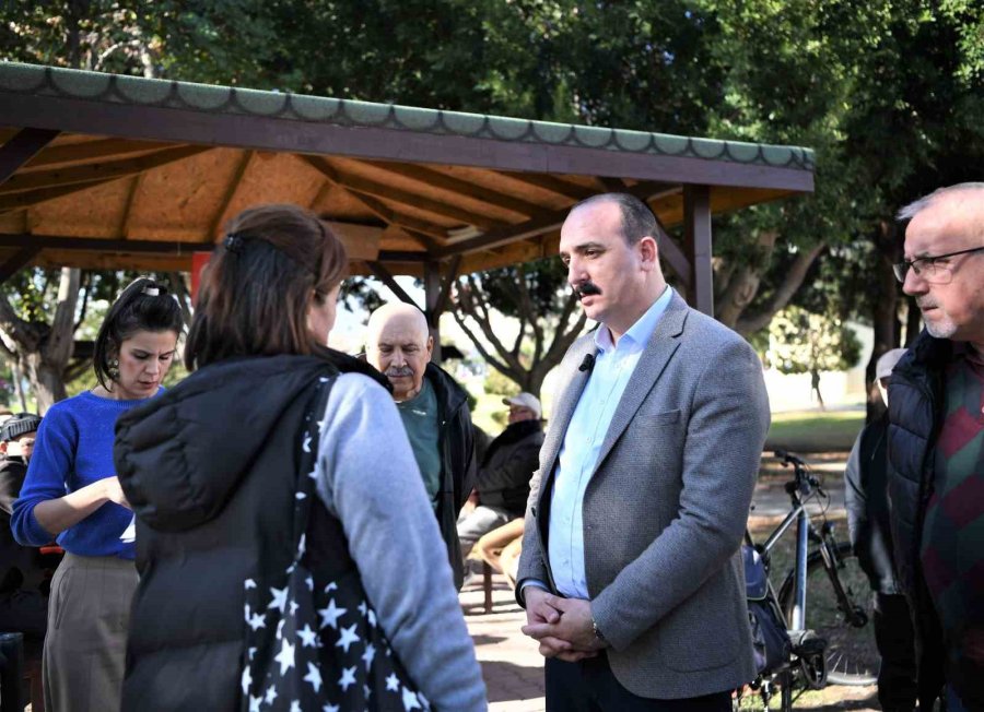 Konyaaltı Belediye Başkanı Cem Kotan, Vatandaşın Sorun Ve Taleplerini Dinledi