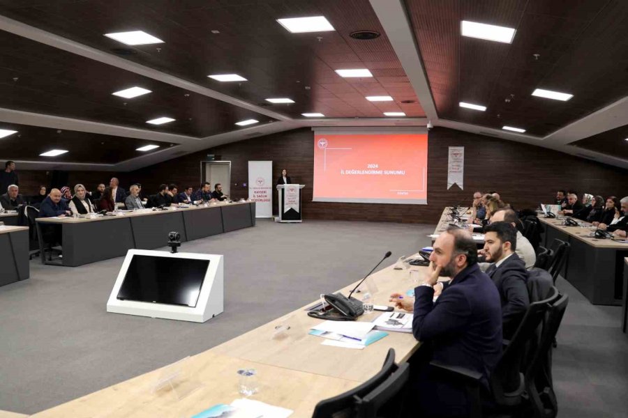 Kayseri’de 2024 Yılı Sağlık Hizmetleri Masaya Yatırıldı