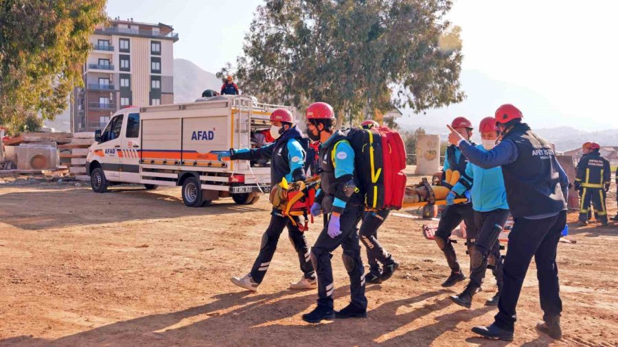 Alanya’da 6 Saat Süren Deprem Tatbikatı