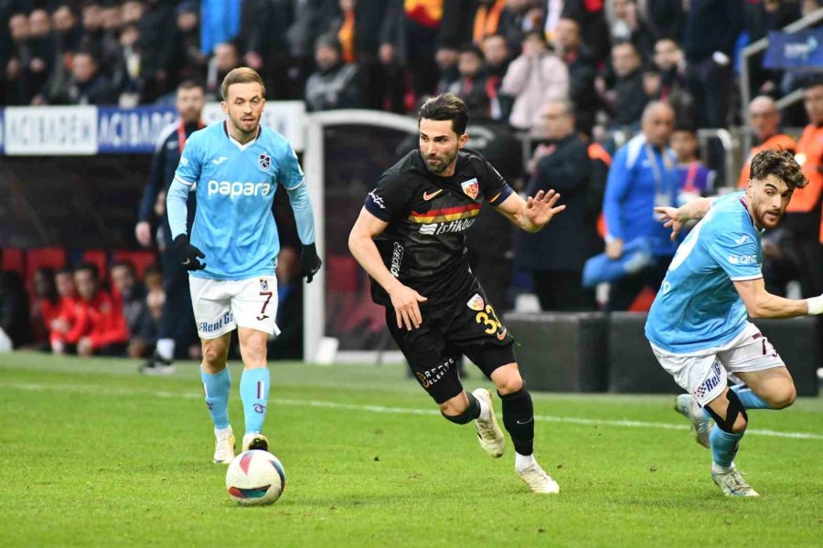 Trendyol Süper Lig: Kayserispor: 0 - Trabzonspor: 0 (maç Sonucu)