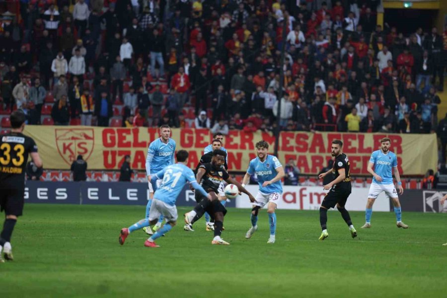 Trendyol Süper Lig: Kayserispor: 0 - Trabzonspor: 0 (maç Sonucu)
