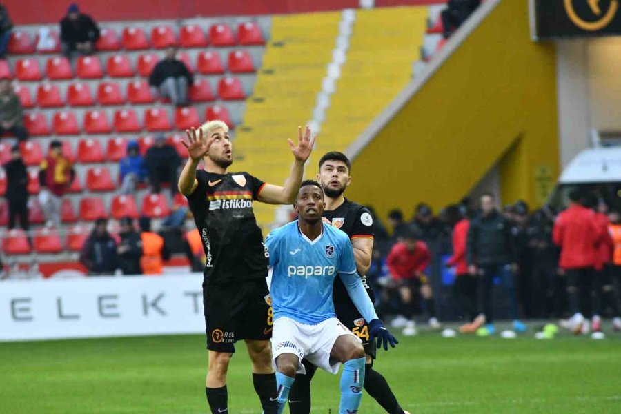 Trendyol Süper Lig: Kayserispor: 0 - Trabzonspor: 0 (maç Sonucu)