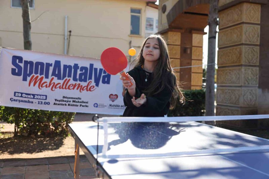 ‘spor Antalya Mahallemde’ Yeşilbayır’da