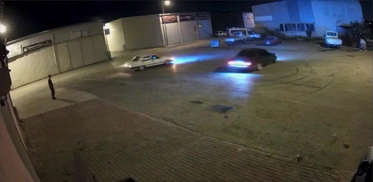 Arkadaşı Drift Atarken, O Kamerayla Kaydetti