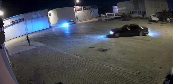 Arkadaşı Drift Atarken, O Kamerayla Kaydetti