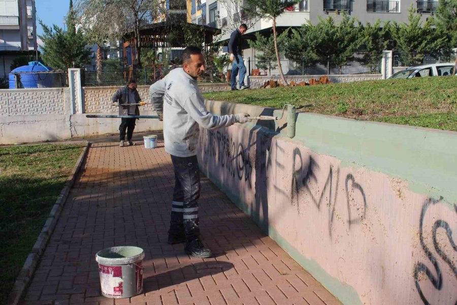 Kepez Belediyesi’nden Çankaya Mahallesi Parkına Kapsamlı Yenileme