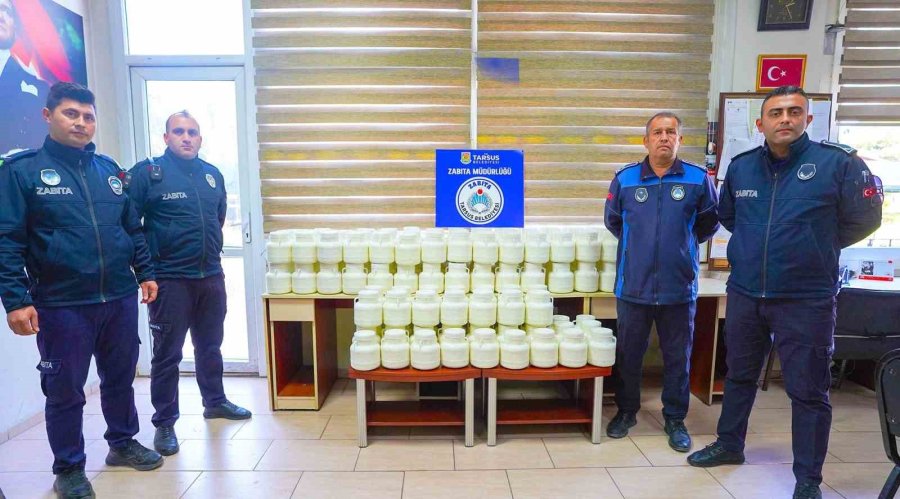 Tarsus’ta Halk Sağlığını Tehdit Eden 1.5 Ton Peynir Ele Geçirildi