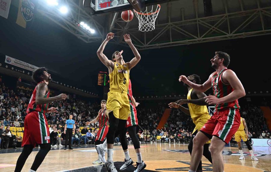 Türkiye Basketbol Süper Ligi: Mersin Spor Kulübü: 94 - Karşıyaka: 87