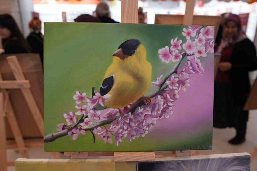 Kursiyerlerin Yaptığı Resimler, Ressamları Aratmadı