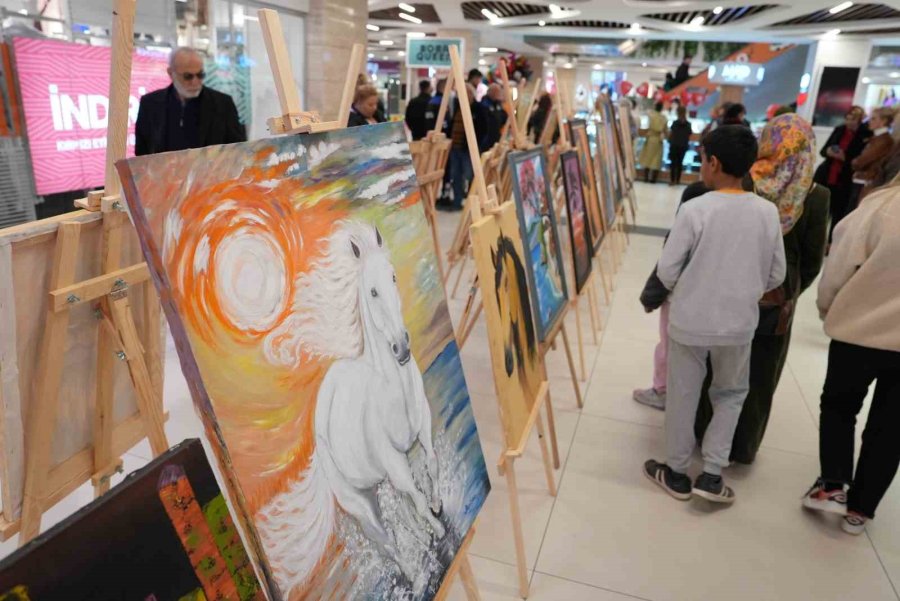 Kursiyerlerin Yaptığı Resimler, Ressamları Aratmadı