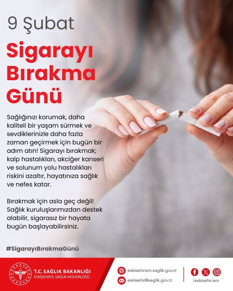 İl Sağlık Müdürü Doç. Dr. Bildirici: "2030 Yılına Kadar Sigaraya Bağlı Ölümler 8 Milyona Ulaşacak"