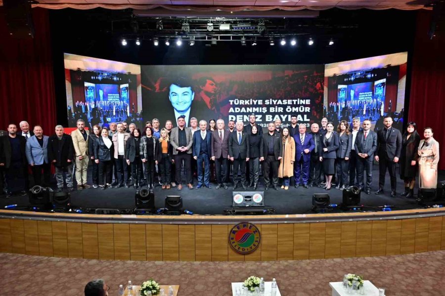 Deniz Baykal Ölümünün 2. Yılında Kepez’de Anıldı