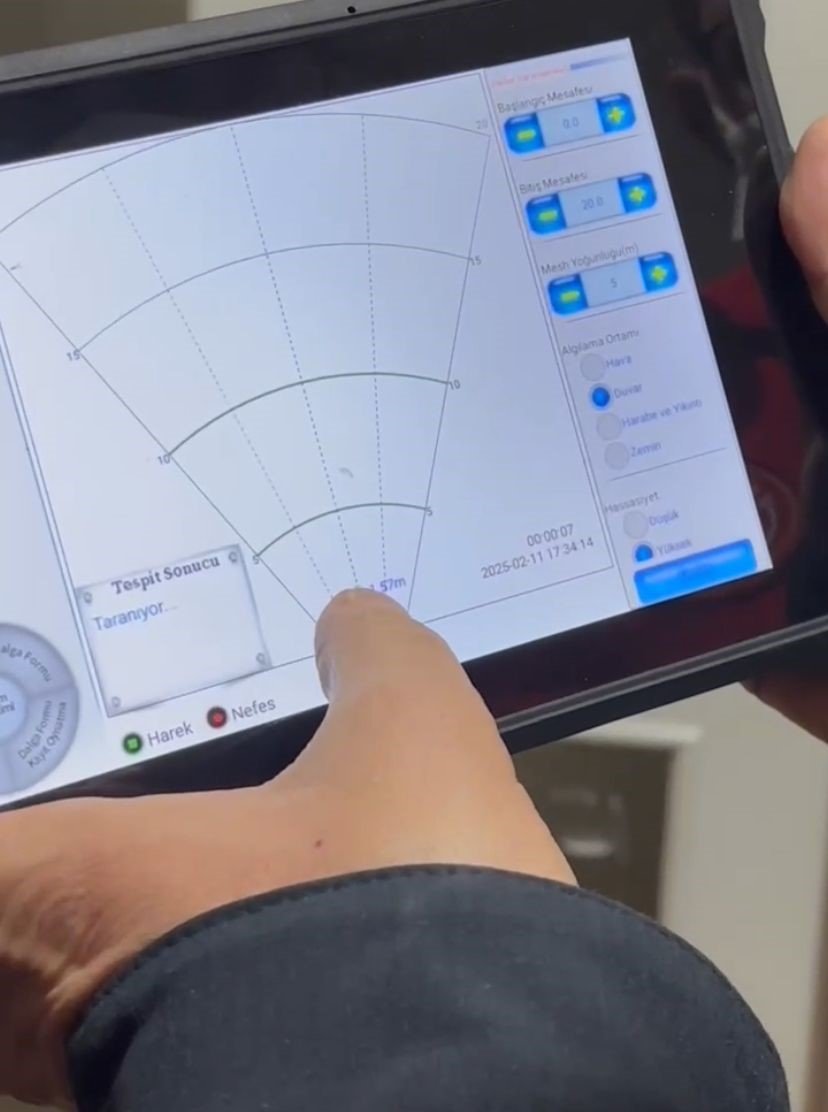 Kayseri’de Bacada Sıkışan Kedi Enkaz Altı Görüntüleme Cihazı İle Kurtarıldı