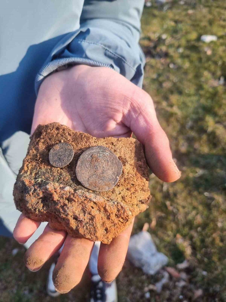 Lise Öğrencisi Piknikte Bulduğu 2 Bronz Sikkeyi Müzeye Teslim Etti