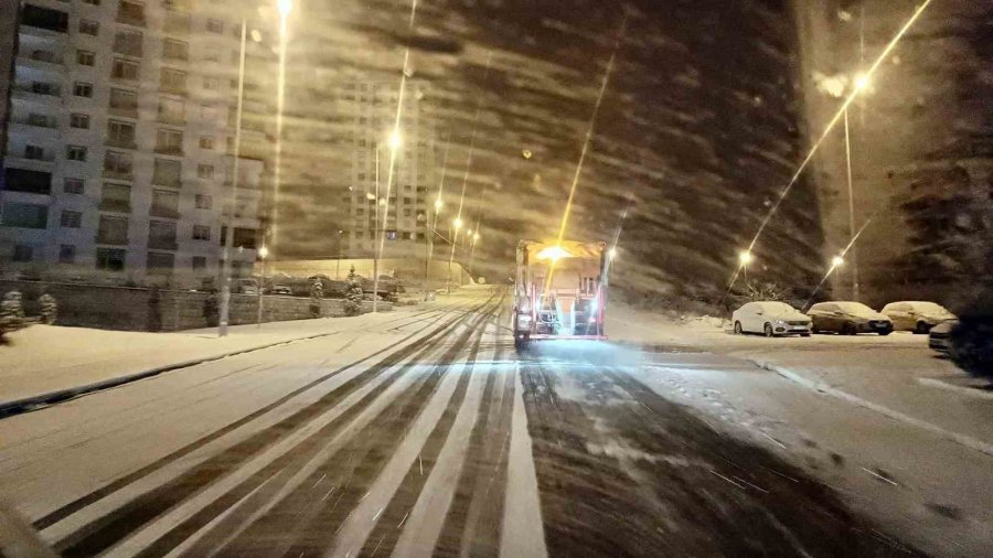 Talas’ta Gece Gündüz Kış Çalışması