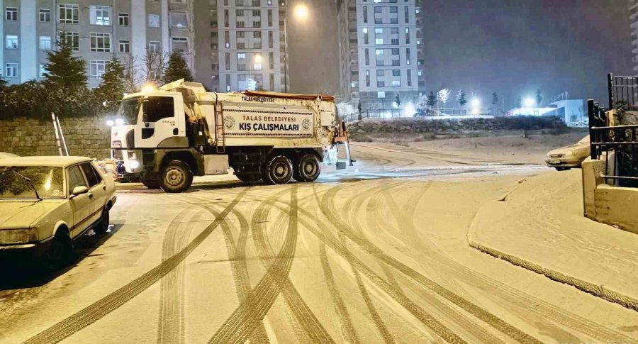 Talas’ta Gece Gündüz Kış Çalışması