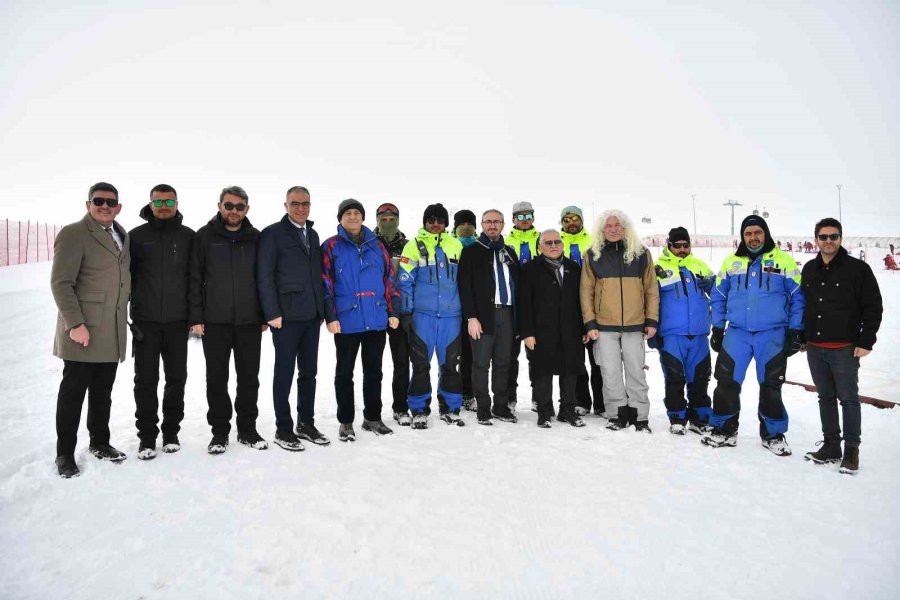 Erciyes’te Kar Uluslararası Sanata Dönüşecek