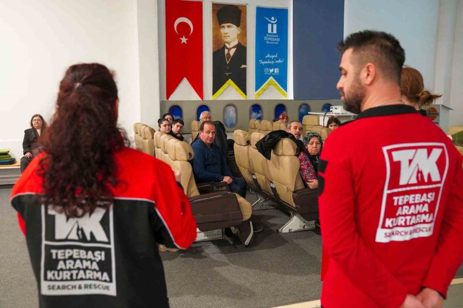 Tepebaşı’nda Afet Farkındalık Eğitimi Sürüyor.