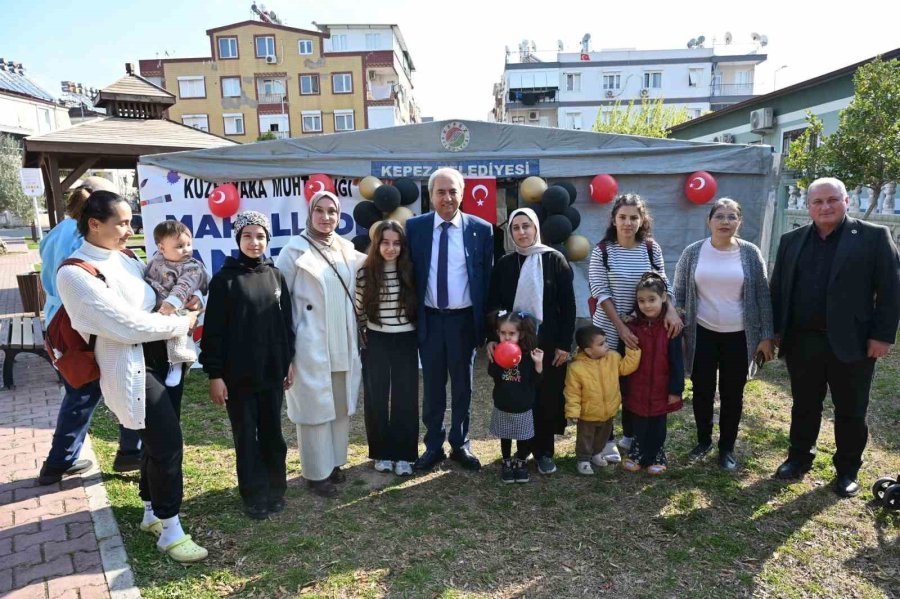 Kepez’de Çocuklar Ve Gençler İçin ‘sanat Çadırı’ Açıldı