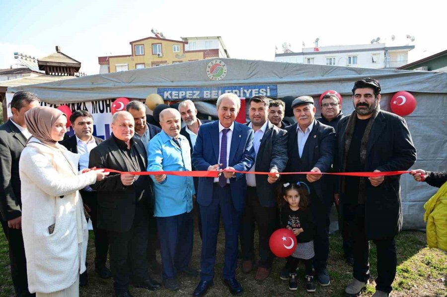 Kepez’de Çocuklar Ve Gençler İçin ‘sanat Çadırı’ Açıldı