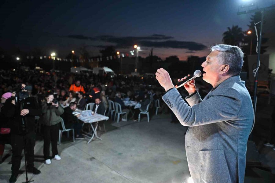 Muratpaşa’da Ramazan Bereketi: İlk İftar Sofrasında Binler Buluştu