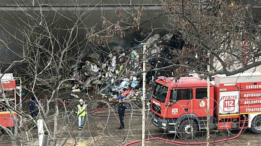 Çimsa’nın Deposunda Yangın