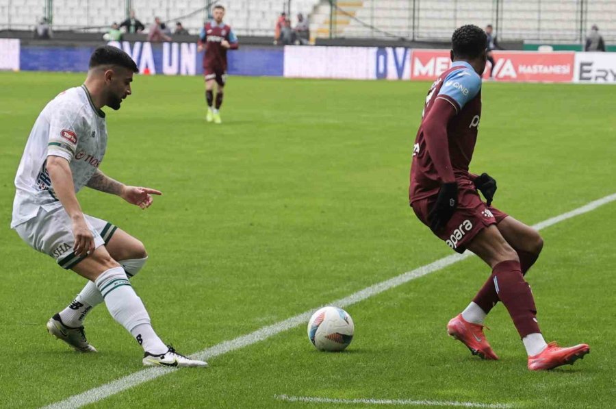 Trendyol Süper Lig: Konyaspor: 0 - Trabzonspor: 0 (maç Devam Ediyor)