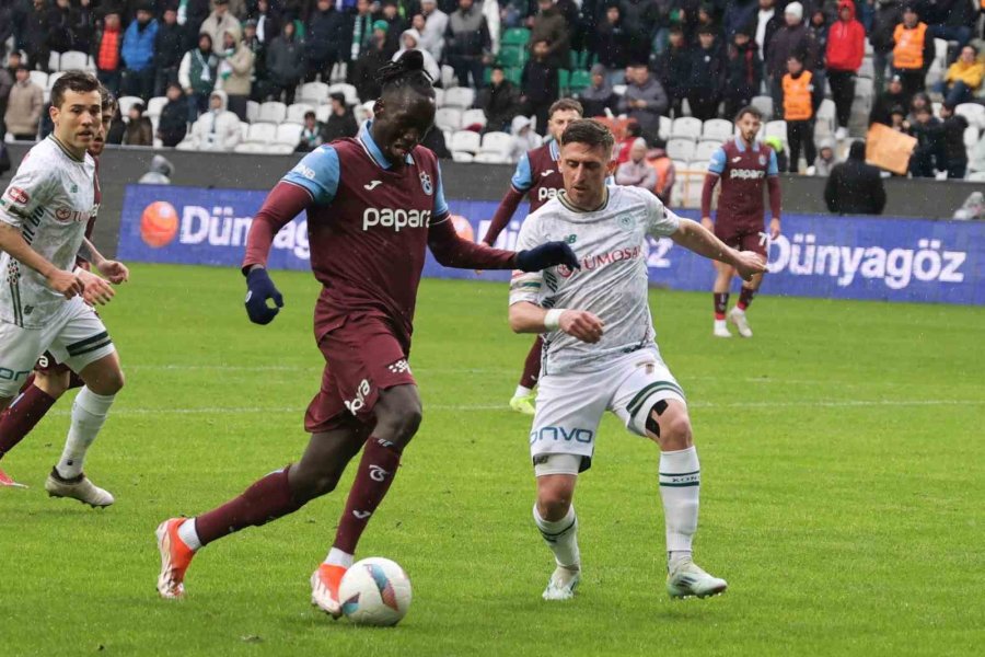 Trendyol Süper Lig: Konyaspor: 1 - Trabzonspor: 0 (maç Sonucu)