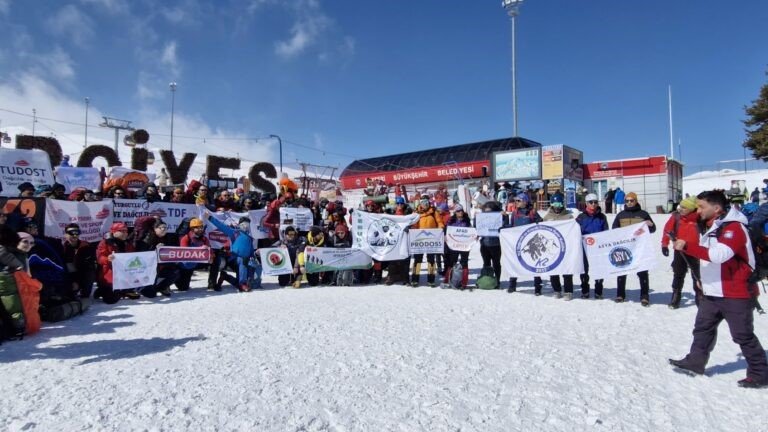 16. Erciyes Dağı Uluslararası Tırmanışı Yapıldı