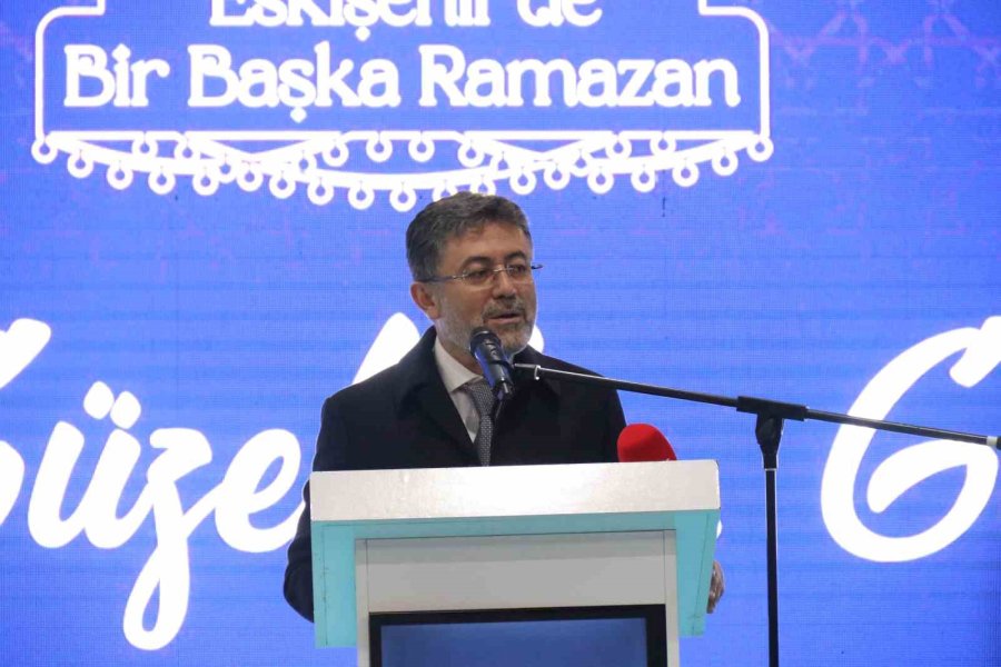 Tarım Ve Orman Bakanı Yumaklı, Eskişehir’deki İftarda Birlik Beraberlik Vurgusu Yaptı